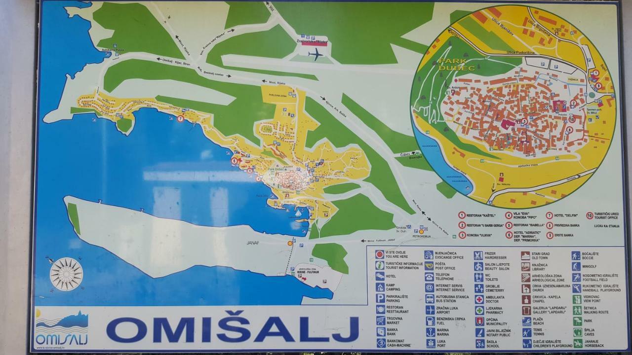 Villa Gromaca Omisalj Bagian luar foto